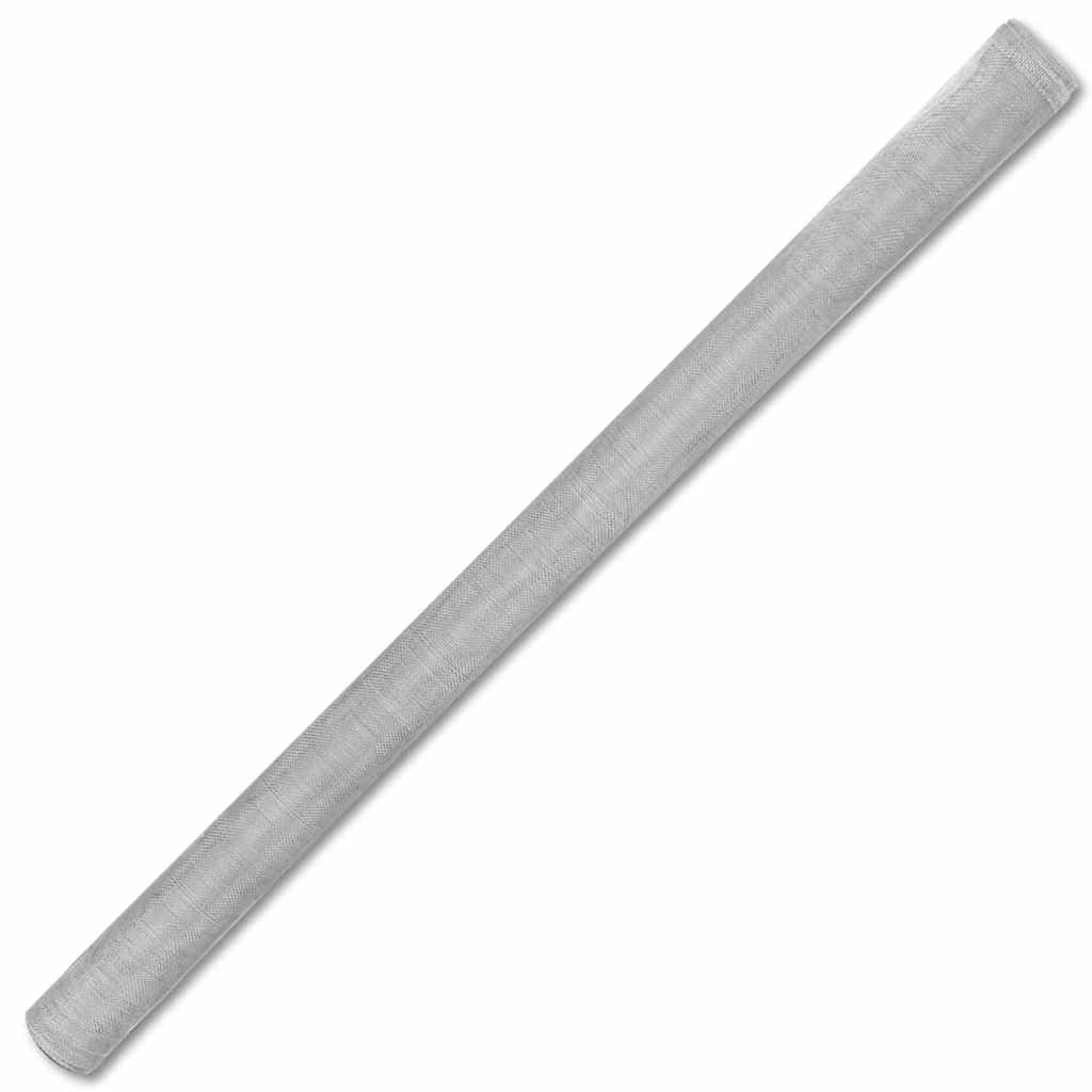 Aluminum Mesh Screen 39.4x196.9 Inches Silver Z997