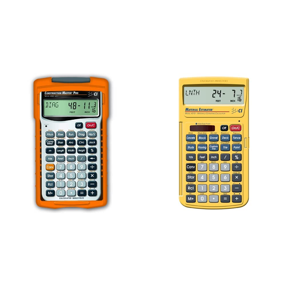 Construction Calculator & Material Estimator Calculator Q886324
