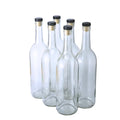 750ml Glass Bottle With Cork 6-Pack F339299