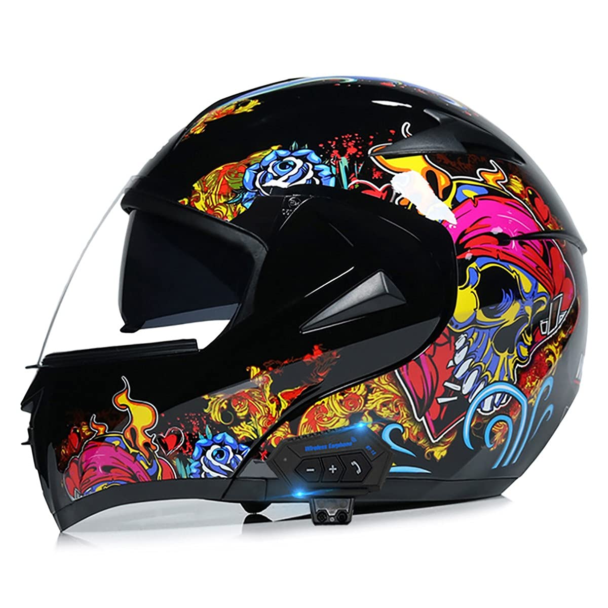 Bluetooth Modular Full Face Motorcycle Helmet DOT ECE X87785