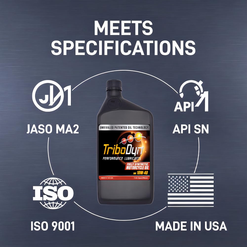 10W-40 Full Synthetic Motorcycle Oil 1 Gallon E721