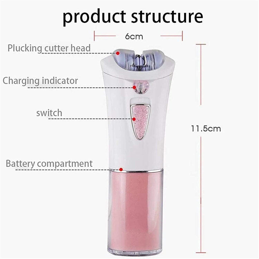 Battery Powered Epilator Mini Shaver Trimmer Razor E137