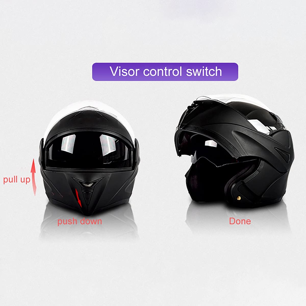 Bluetooth Modular Full Face Motorcycle Helmet DOT ECE X87785