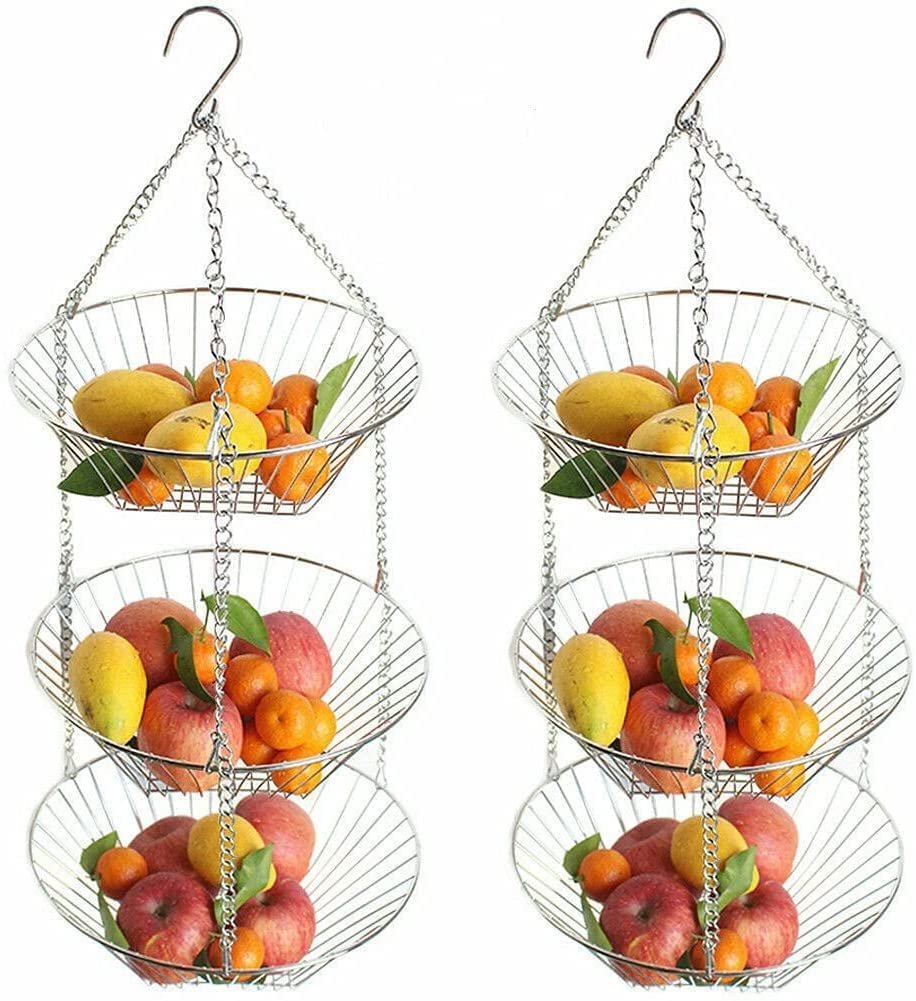 3 Tier Hanging Fruit Vegetable Basket A5600