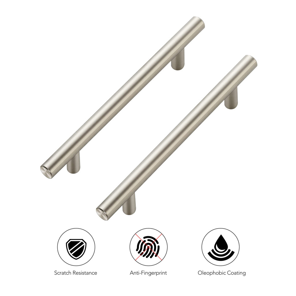 Brushed Nickel 5 Inch 30 Pack Cabinet Pulls Y86477