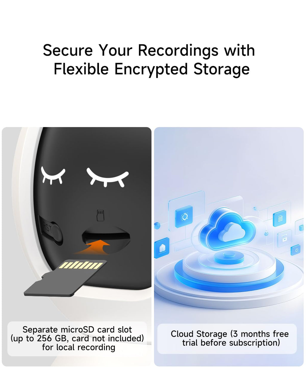 2 Pack 2.5K Indoor Security Cameras with Pan Tilt Night Vision 2-Way Audio L80826