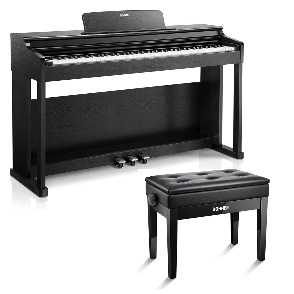 88-Key Weighted Action Digital Piano with Storage Bench F93125