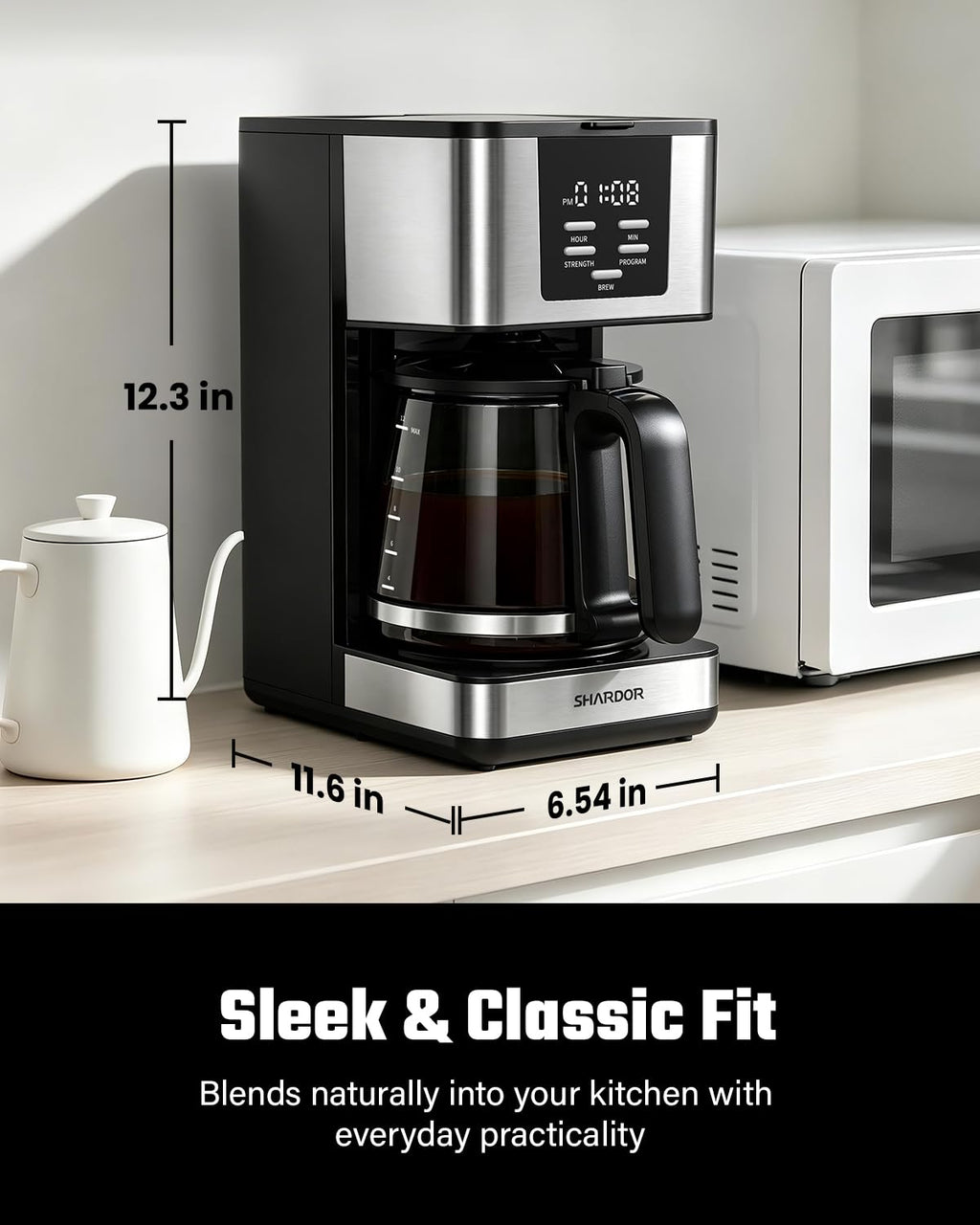 12-Cup Programmable Coffee Maker L61776