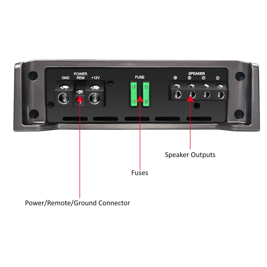 1320 Watts Class-D Car Audio Mono-Block Subwoofer Amplifier P54651