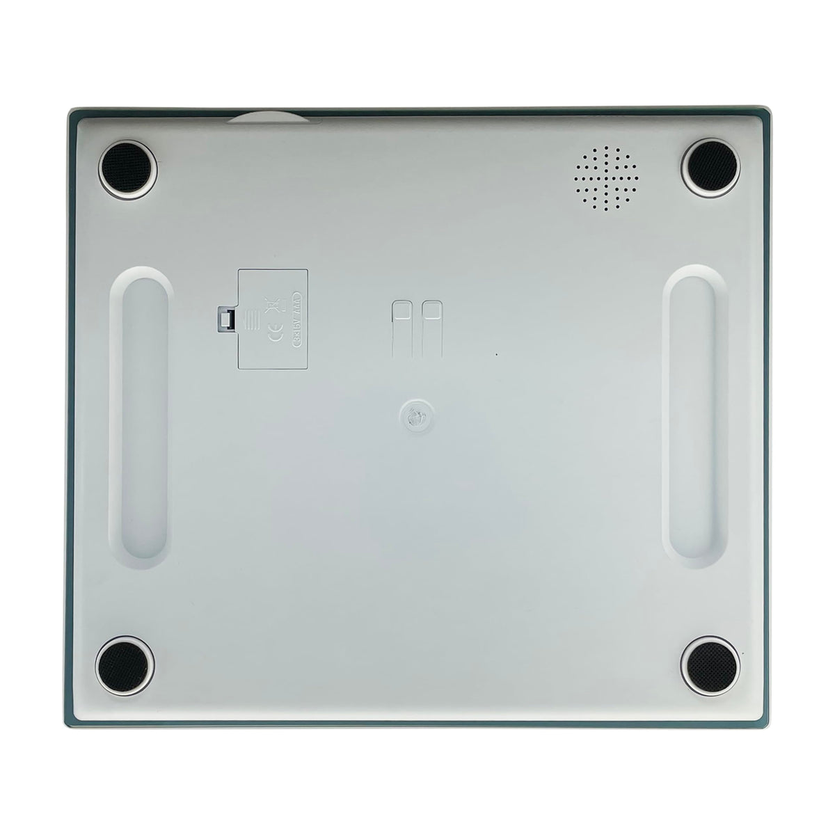 Digital Scale, Extra-Wide 13x15 Glass Platform, Slate Blue M252