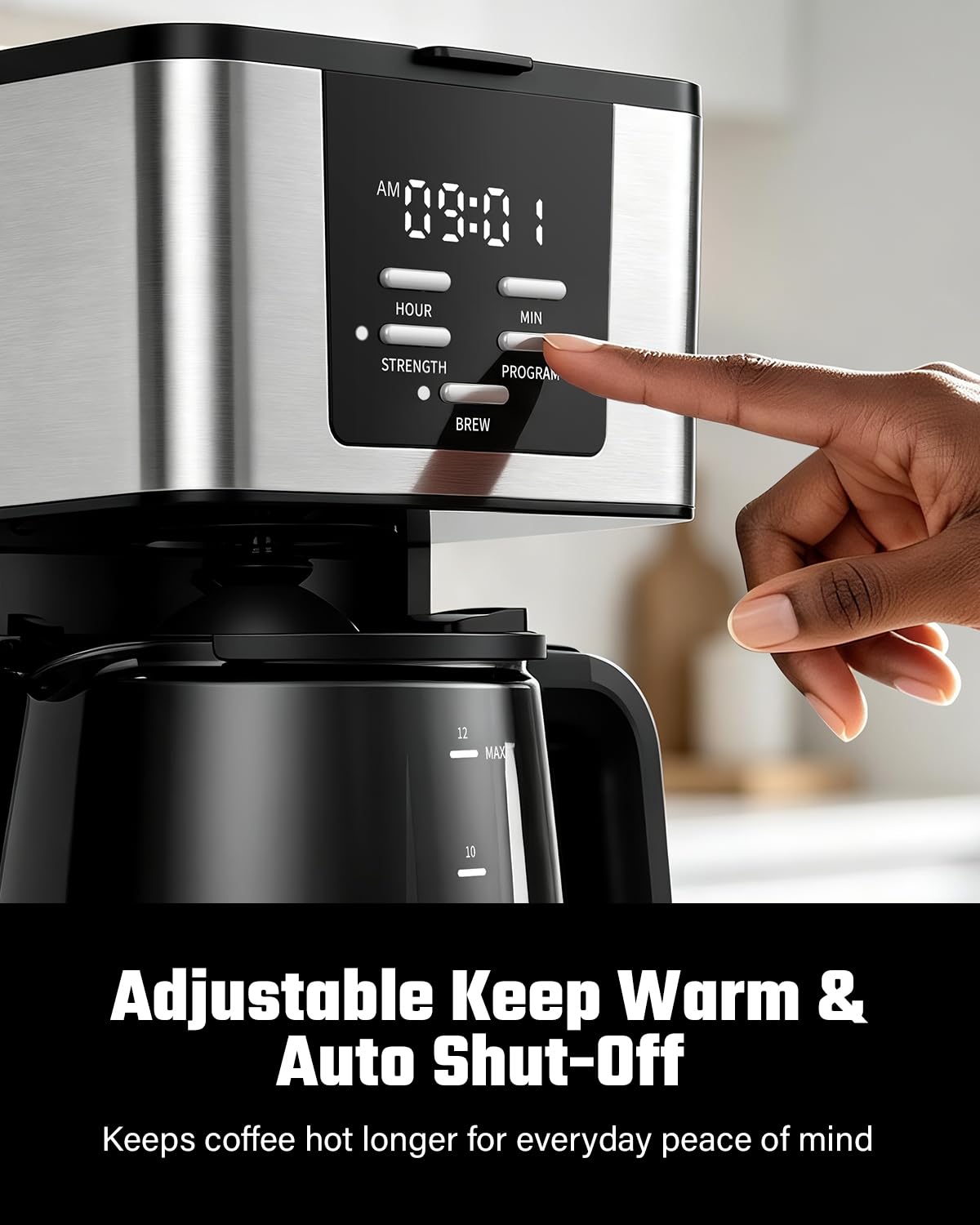 12-Cup Programmable Coffee Maker L61776