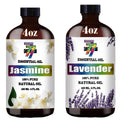 4 Fl Oz Lavender and Jasmine Essential Oil Set N9150