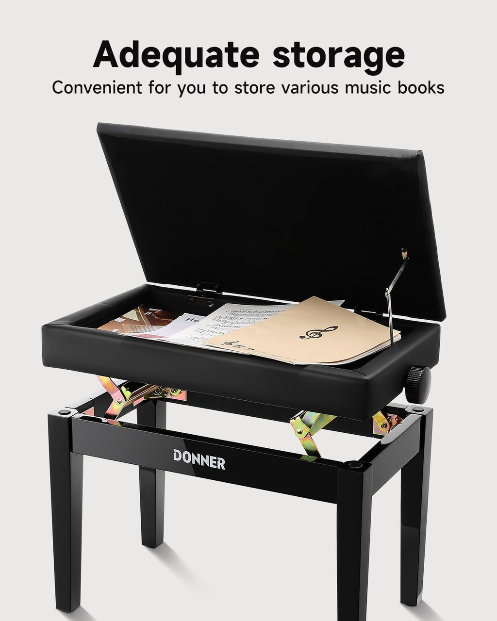 88-Key Weighted Action Digital Piano with Storage Bench F93125