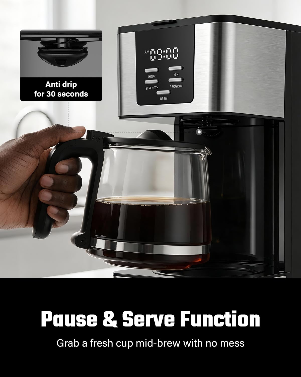 12-Cup Programmable Coffee Maker L61776