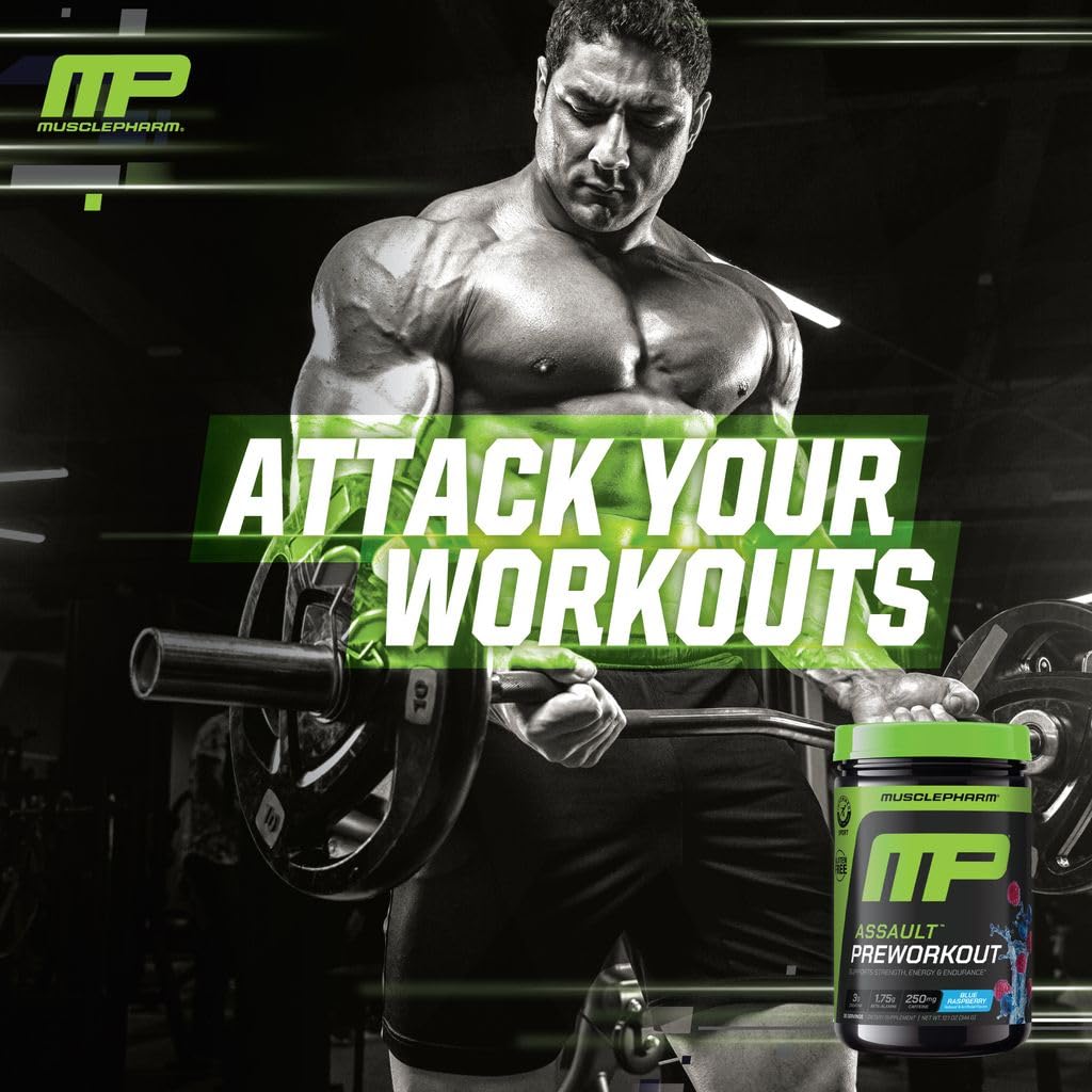Blue Raspberry PreWorkout Powder 30 Servings V7957