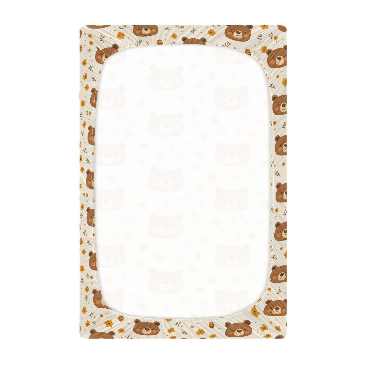Soft Breathable Microfiber Crib Sheet C6675