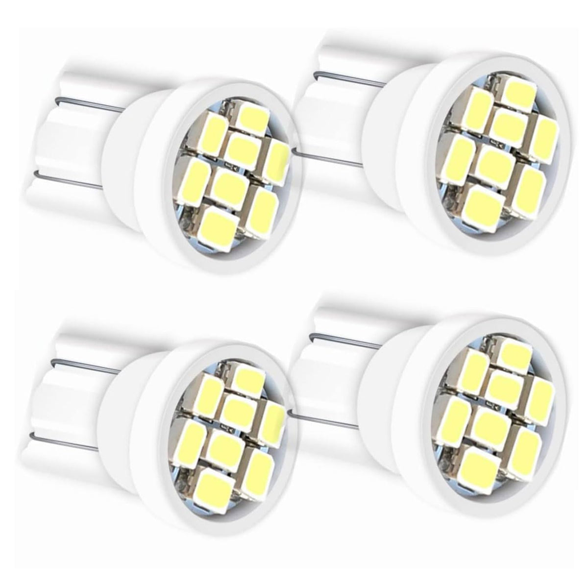 Anti-Fogging Headlights Assembly with LED Parking Light Bulbs 4 Pack V3642