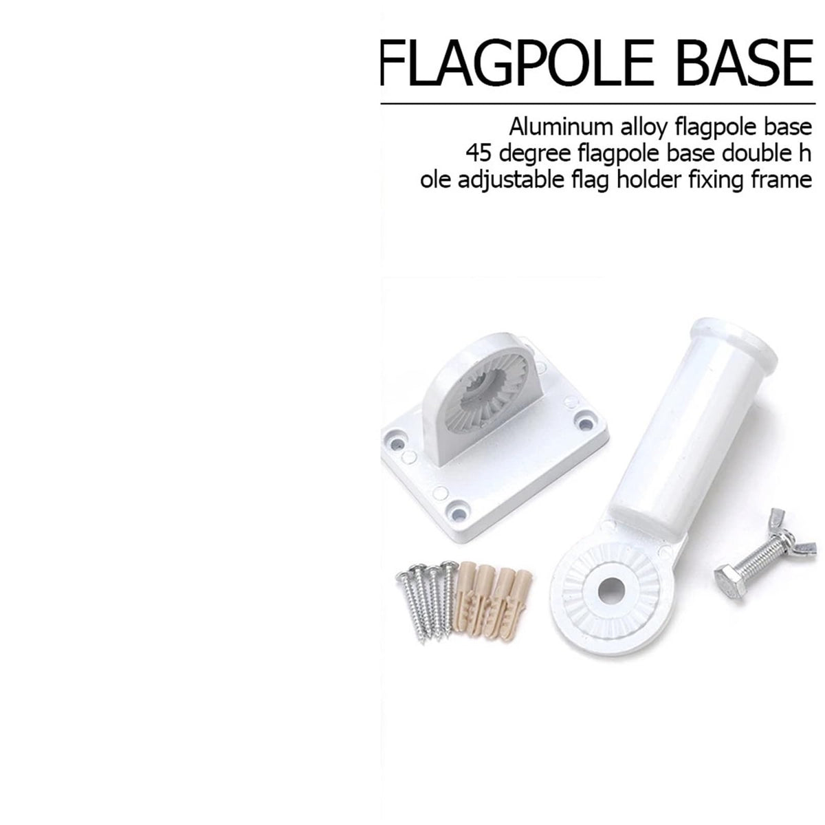 Aluminum Adjustable Wall Mounted Flag Holder I7983