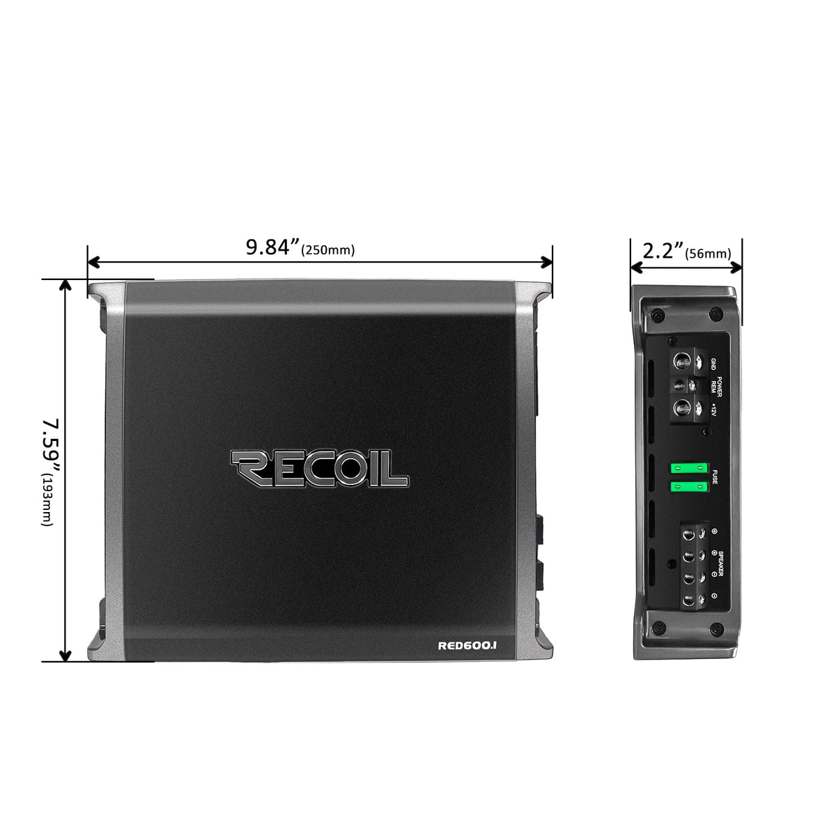 1320 Watts Class-D Car Audio Mono-Block Subwoofer Amplifier P54651