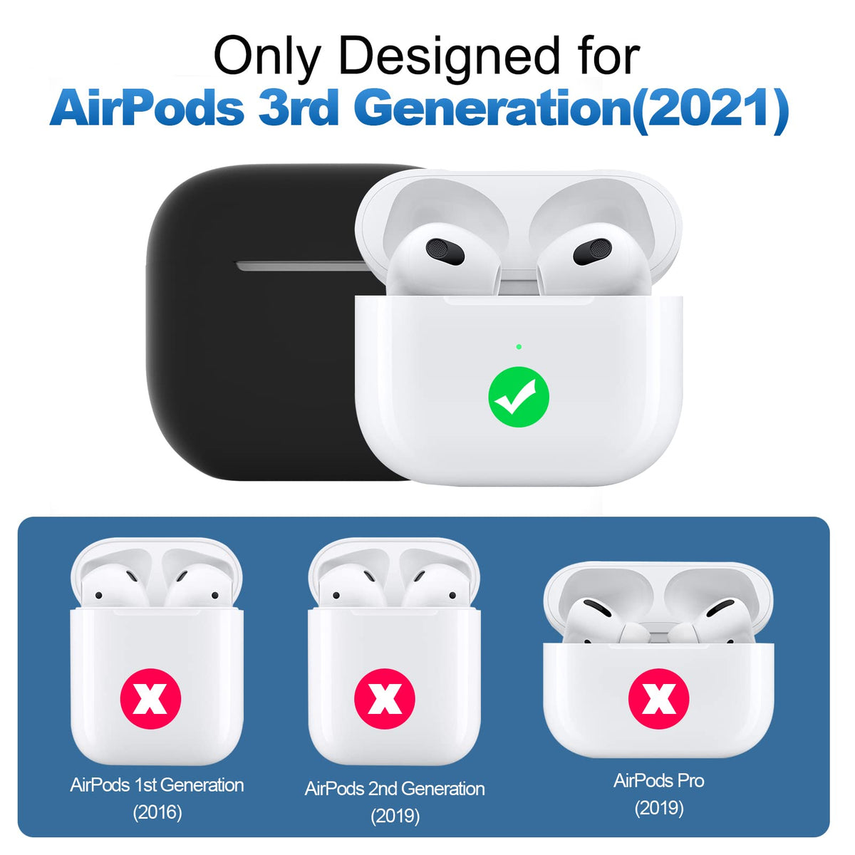 Black AirPods 3 Case Cover H84570