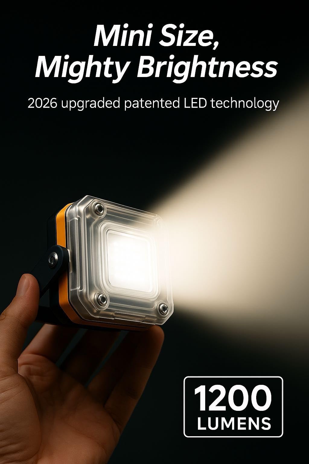 2 Pack Rechargeable LED Work Light V10646