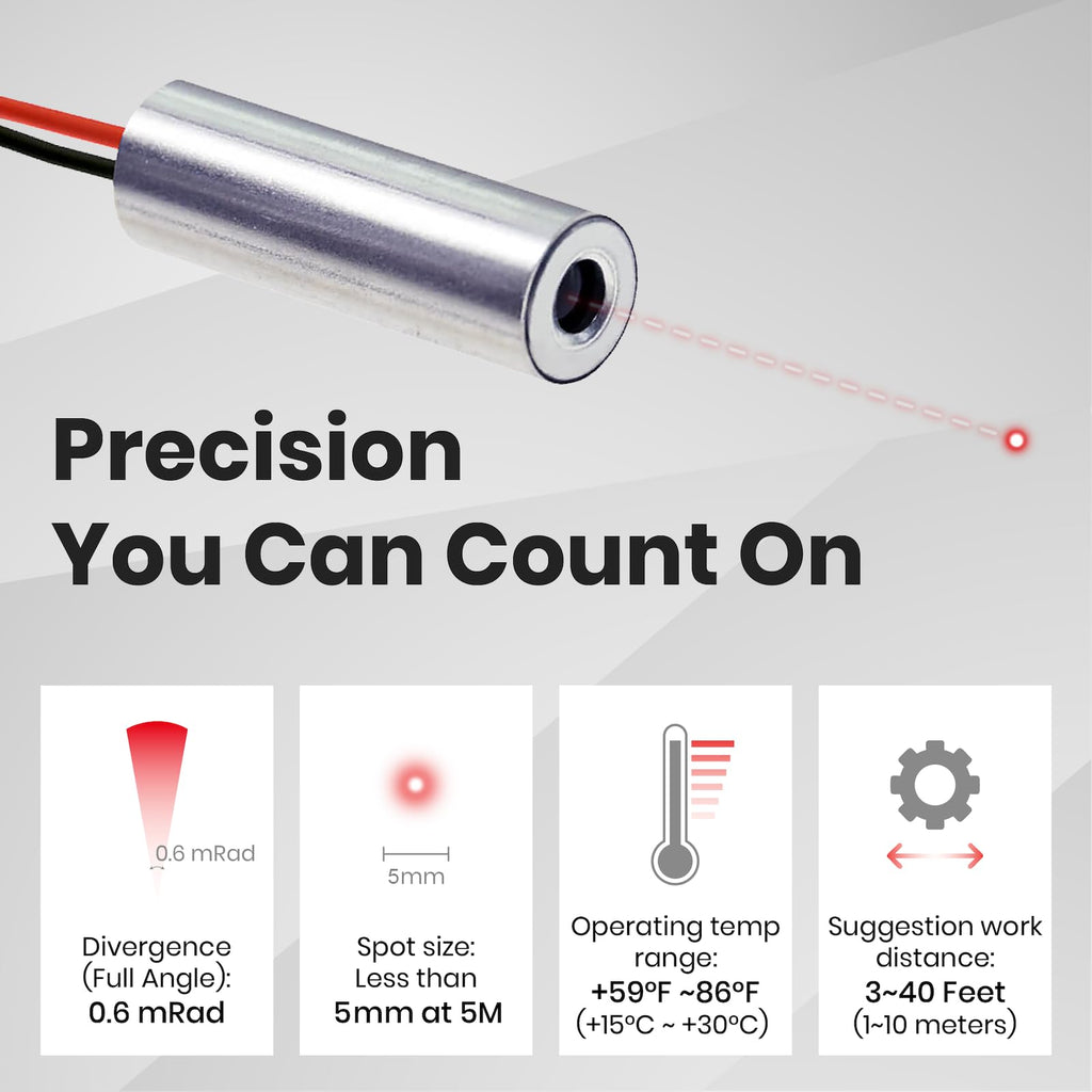 650nm Class 2 Laser Module W13020