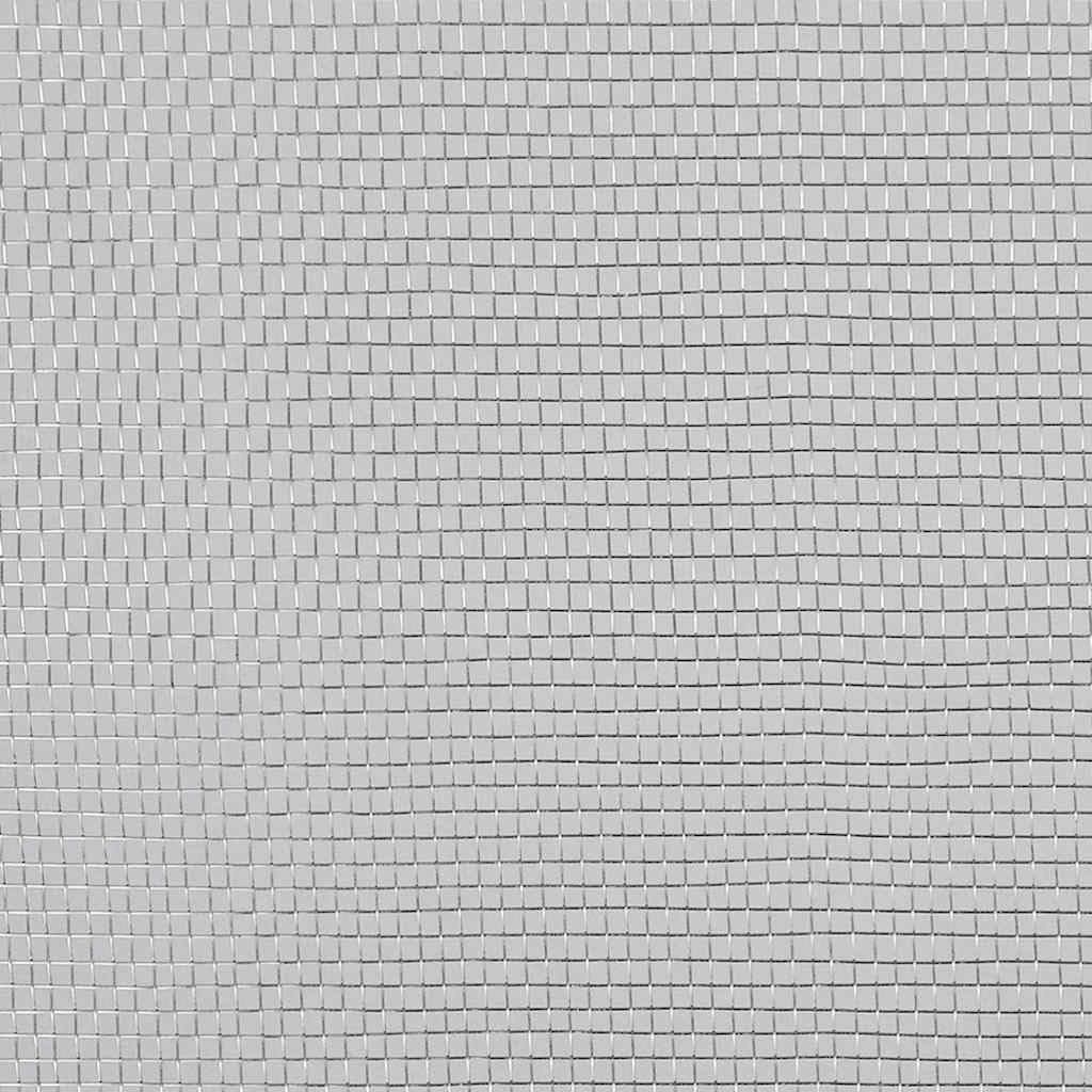 Aluminum Mesh Screen 39.4"x196.9" Silver I61810