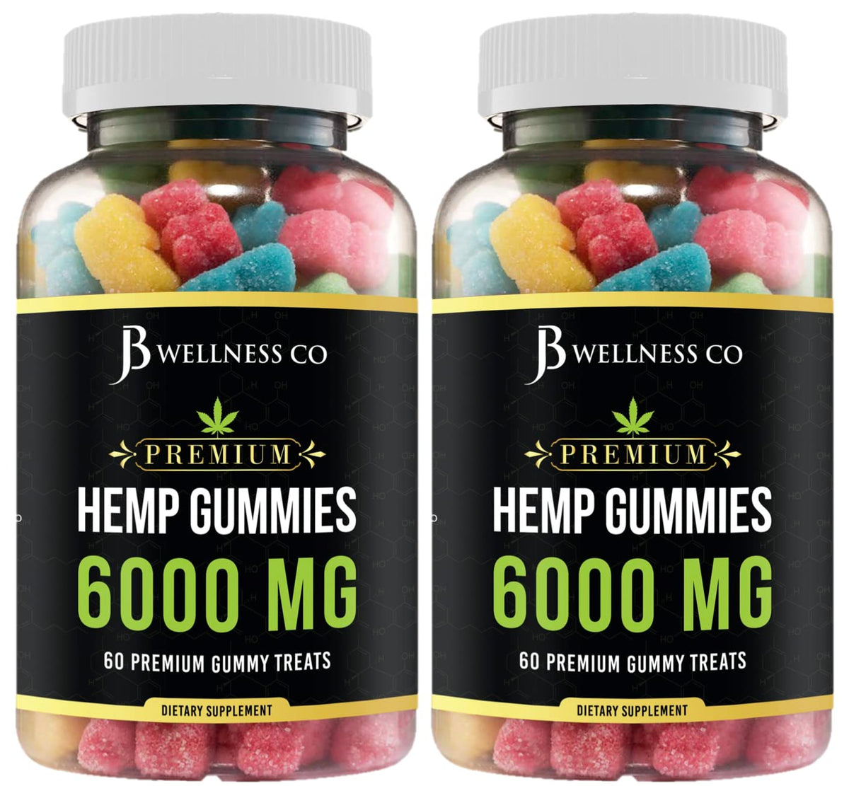 Hemp Gummies with Hemp Oil 2-Pack K148208
