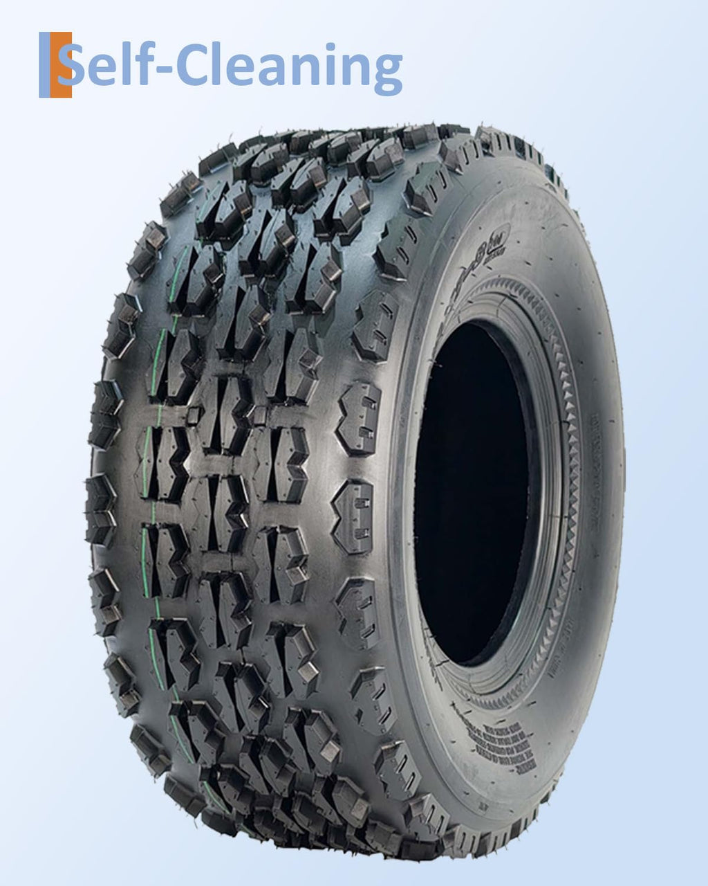 19x7-8 4 Ply Tubeless ATV UTV Tires Set of 2 E169884