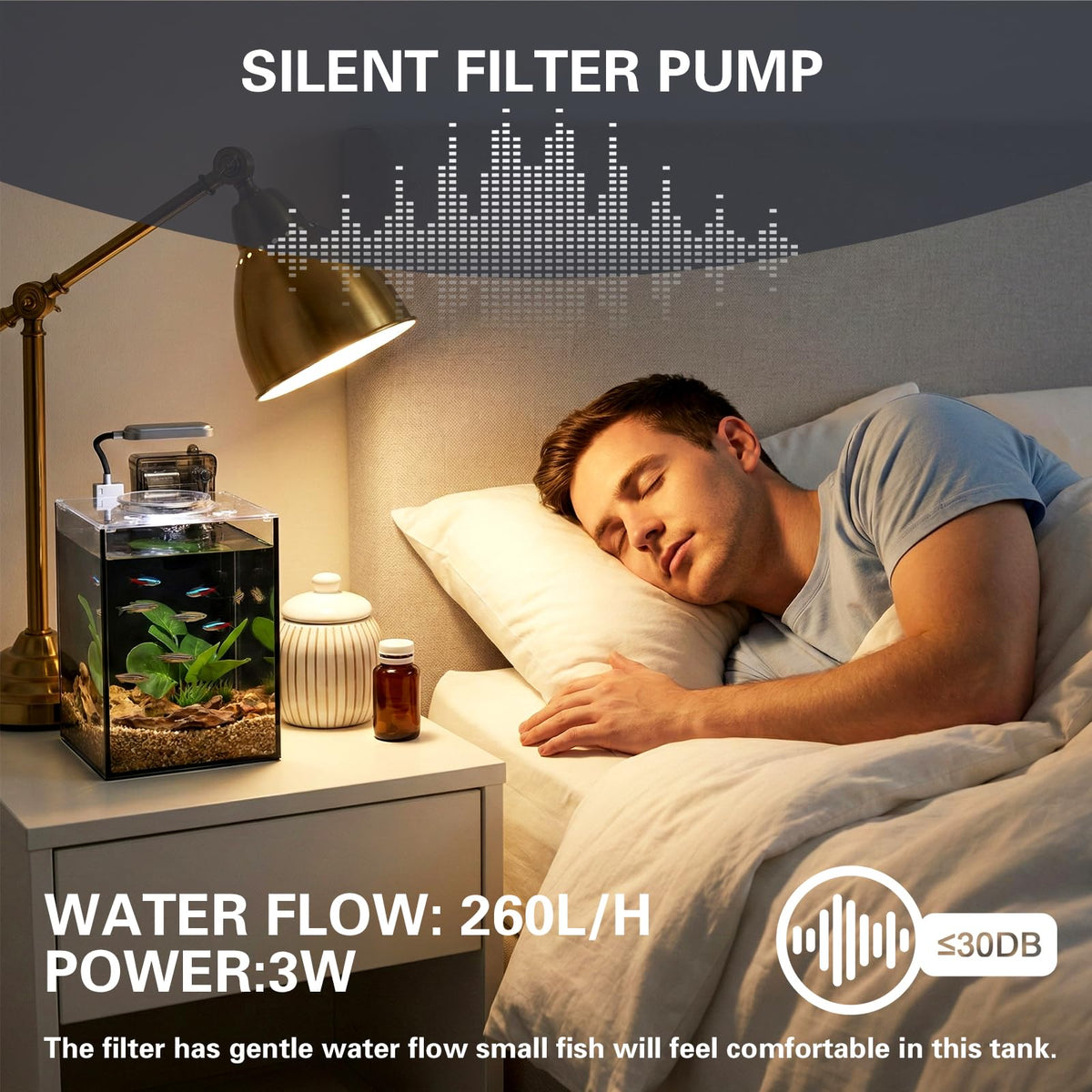 2.2 Gallon Glass Aquarium Set P69821