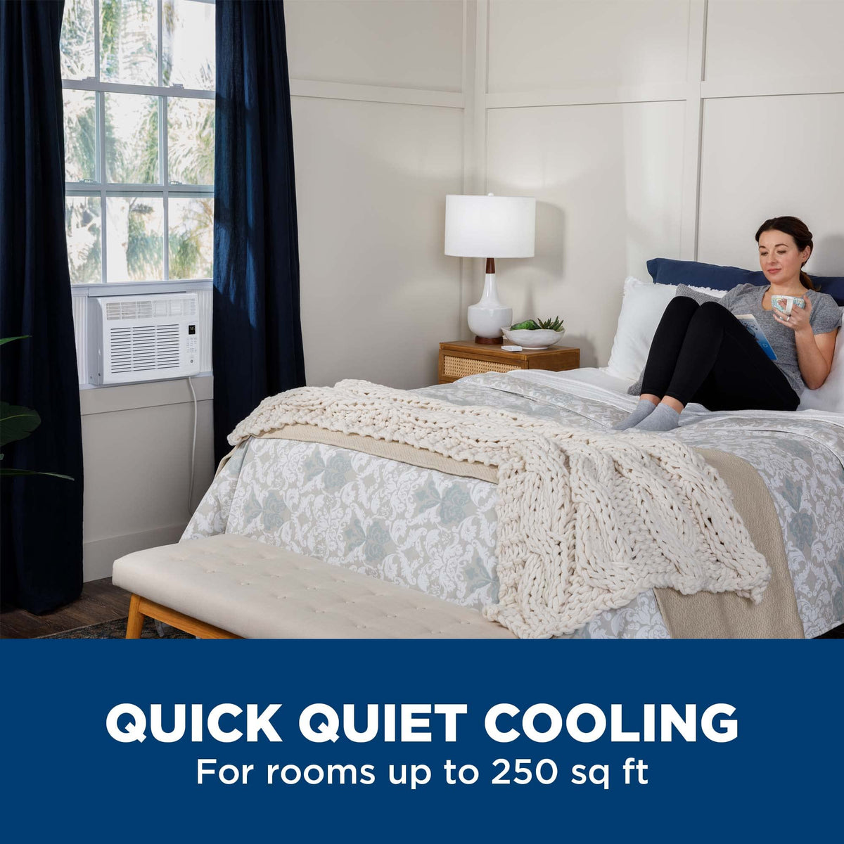 6000 BTU White Window Air Conditioner M812224