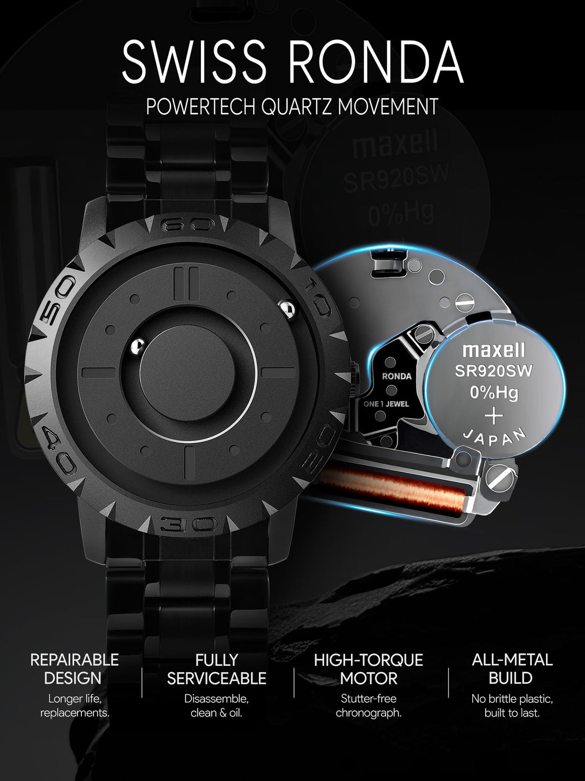 Magnetic Watch 40mm 20mm Strap A31093