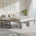 Queen Black Metal Platform Bed Frame A629