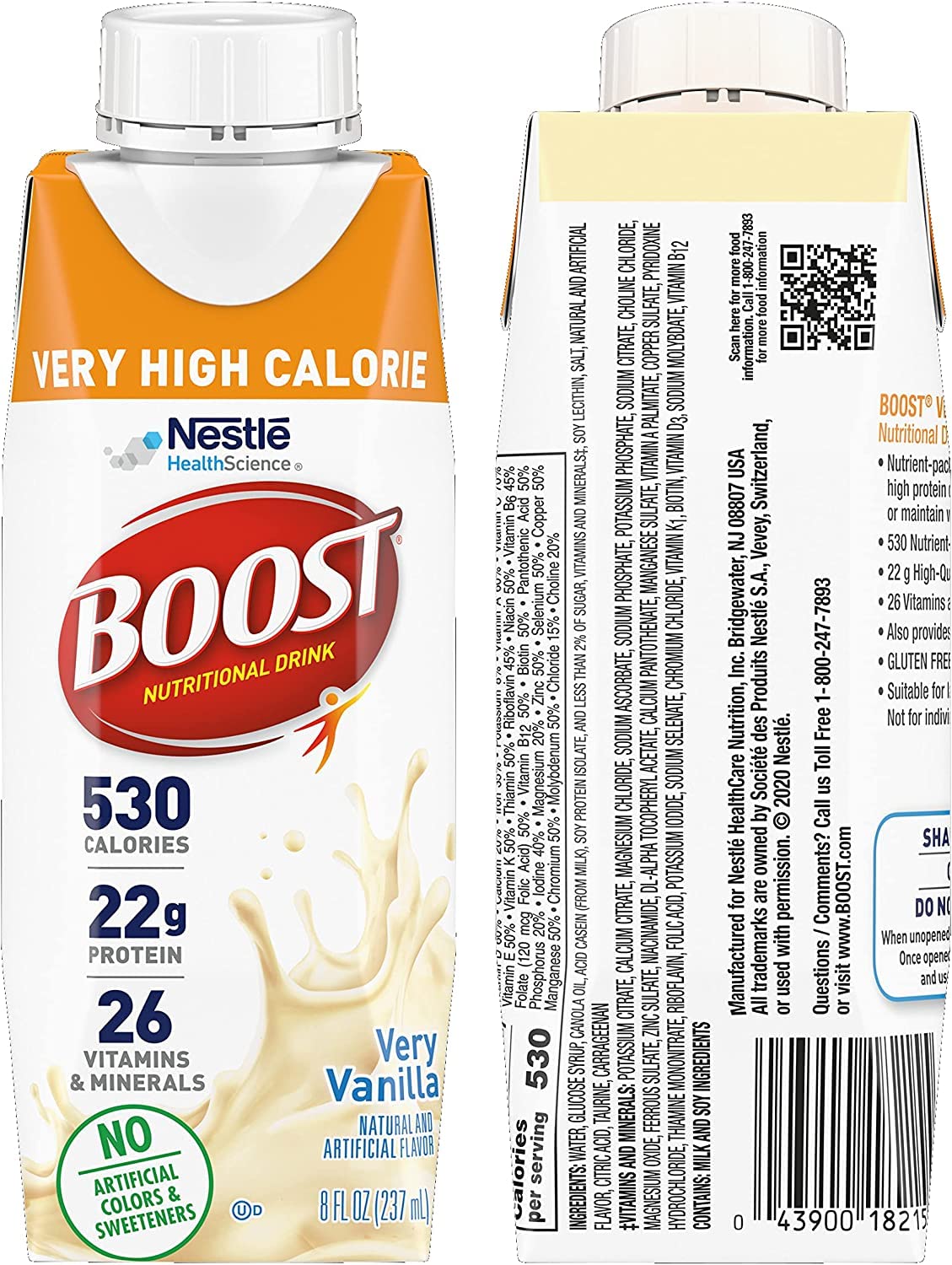 Very High Calorie Nutritional Drink Variety Pack, 12 Count R301