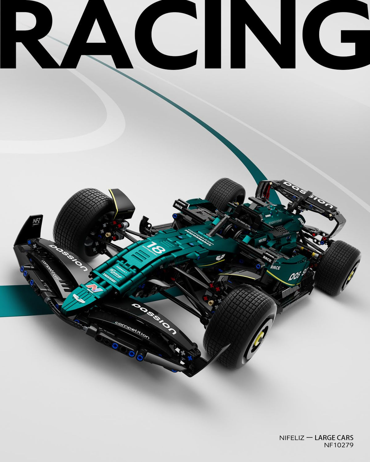 Formula 1 Racing Car Building Set Y4960