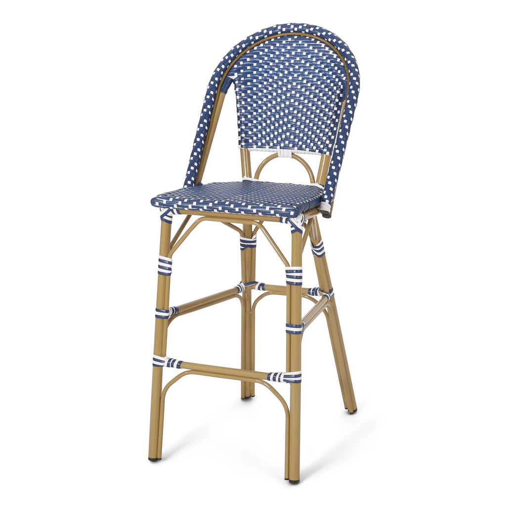 29.5" PE Rattan Bar Stool Set of 2 J93395