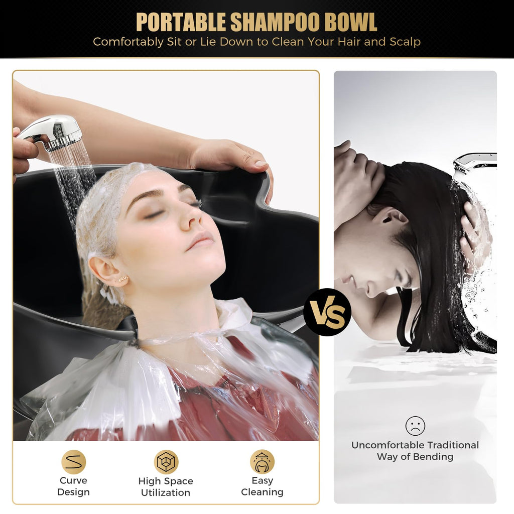 Portable Shampoo Bowl with Electric Pump S9991