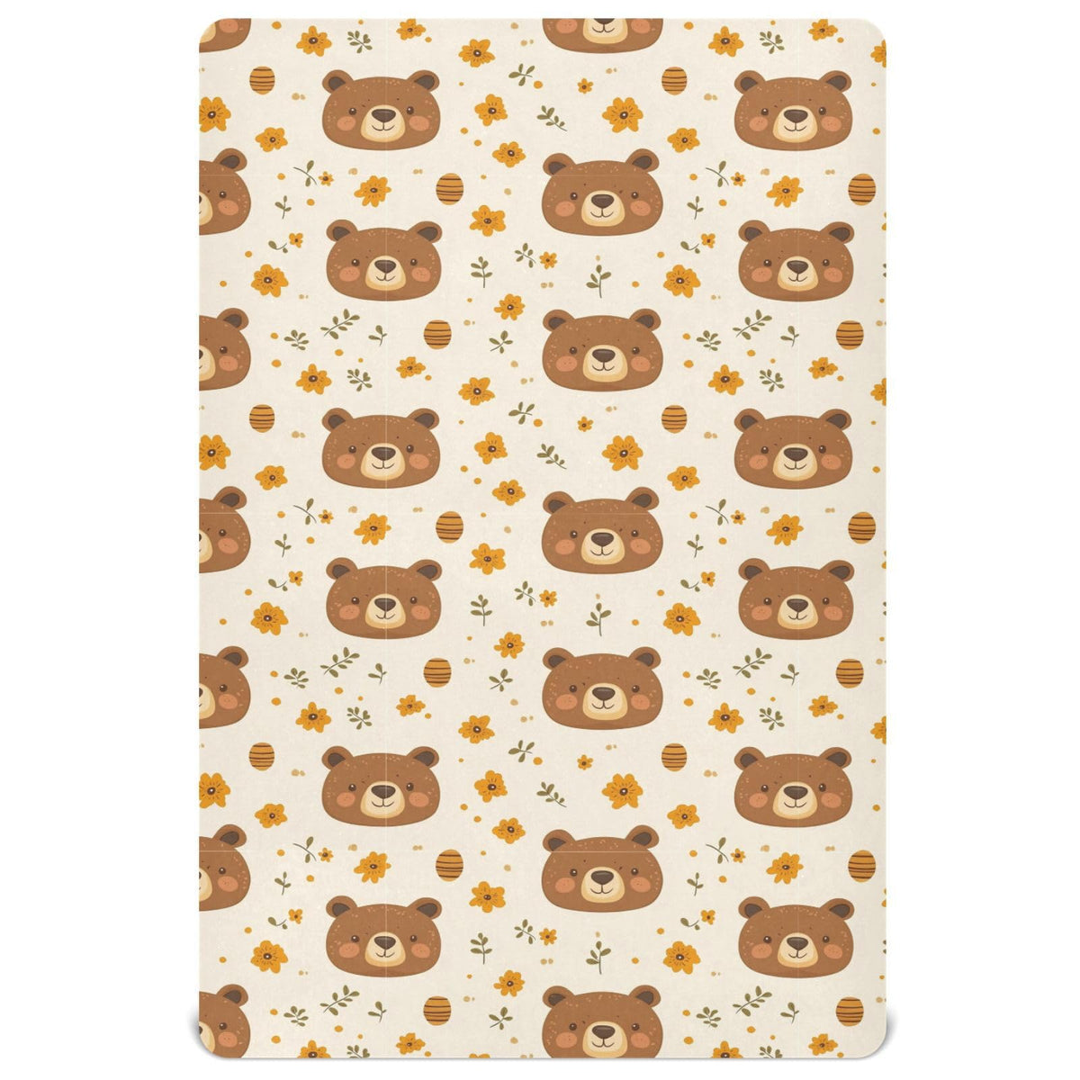 Soft Breathable Microfiber Crib Sheet C6675