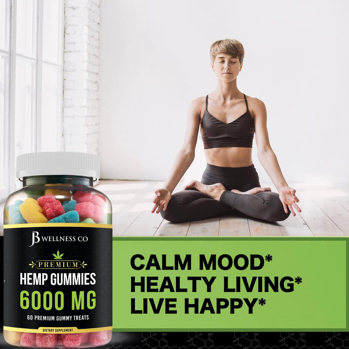 Hemp Gummies with Hemp Oil 2-Pack K148208