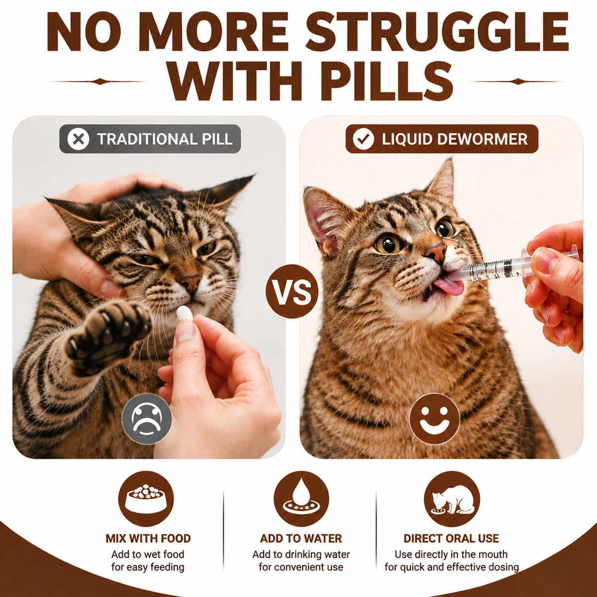 Cat Dewormer Liquid Broad Spectrum Treatment 120ml O462