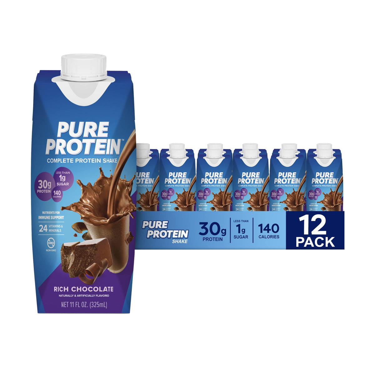 Chocolate Protein Shake & Bars, 12 Count C178229