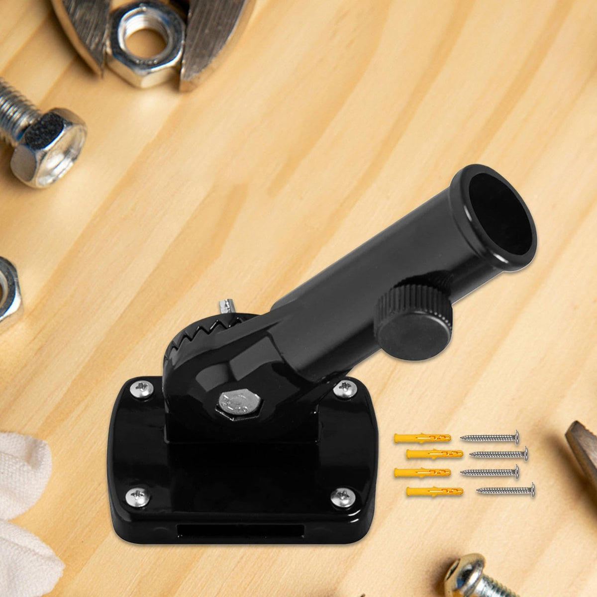 Flag Pole Holder Aluminum Alloy Bracket U9485