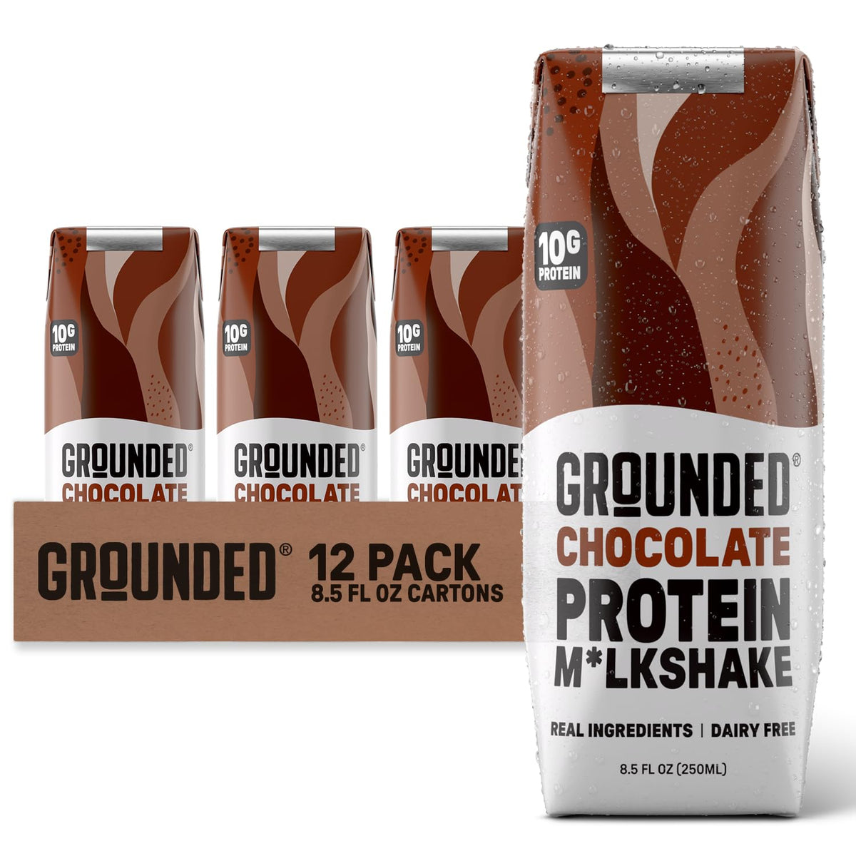 Chocolate Milk, Dairy Free, 10g Protein, 8.5 fl oz, 12 Pack Y5574