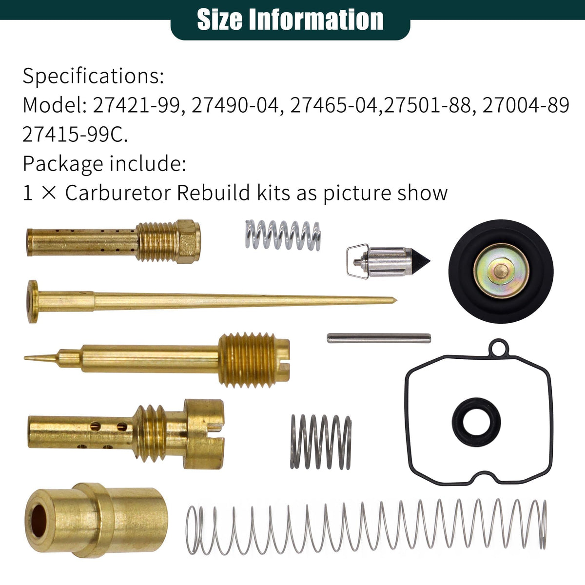 40mm Carburetor Rebuild Kit S7105