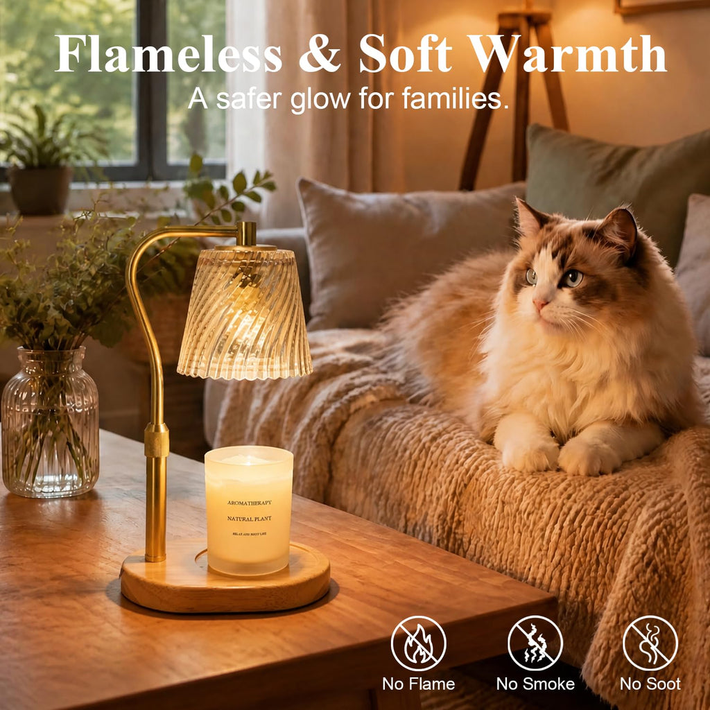 Candle Warmer Lamp with Timer and Dimmable W818115