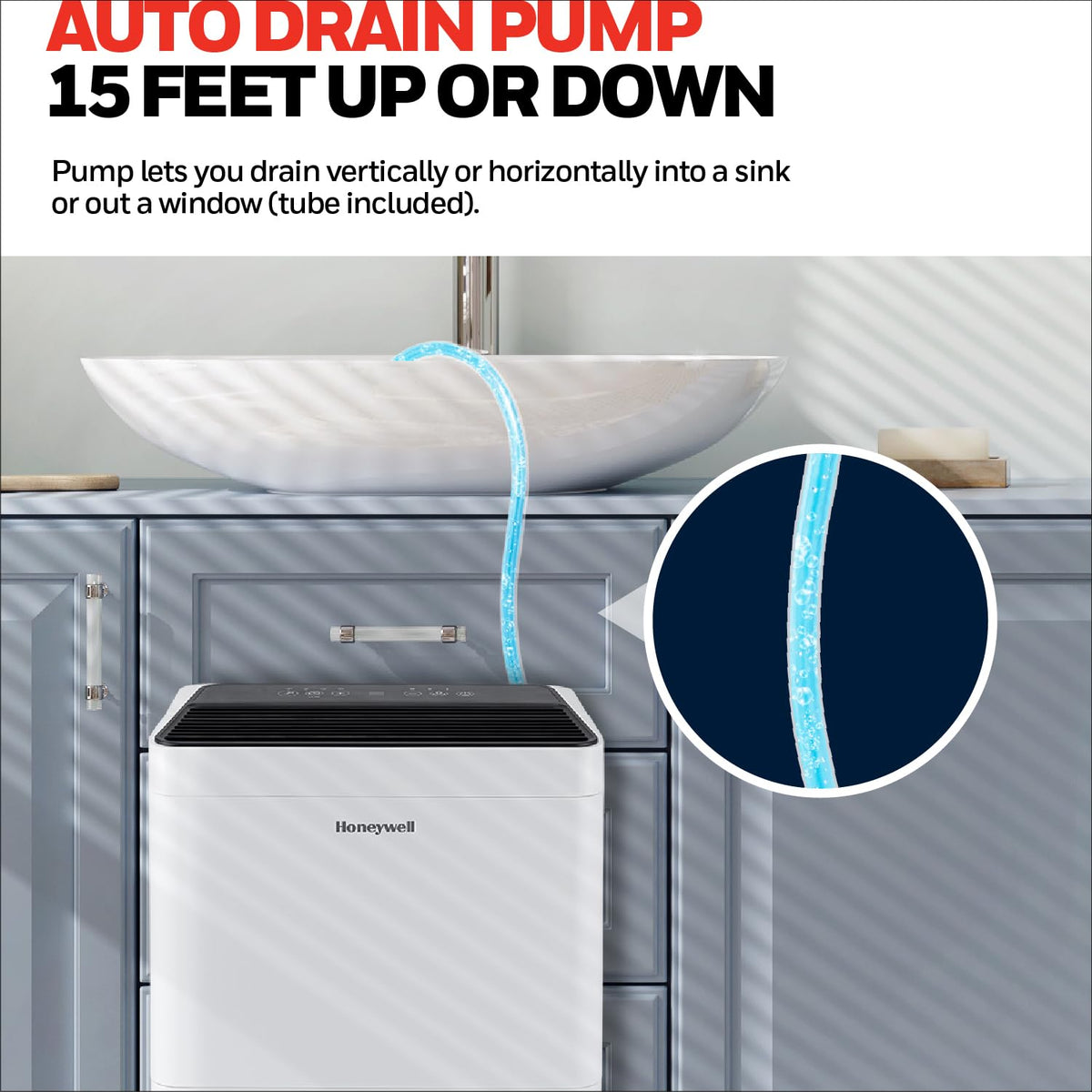 50-Pint Dehumidifier with Built-in Pump G1869