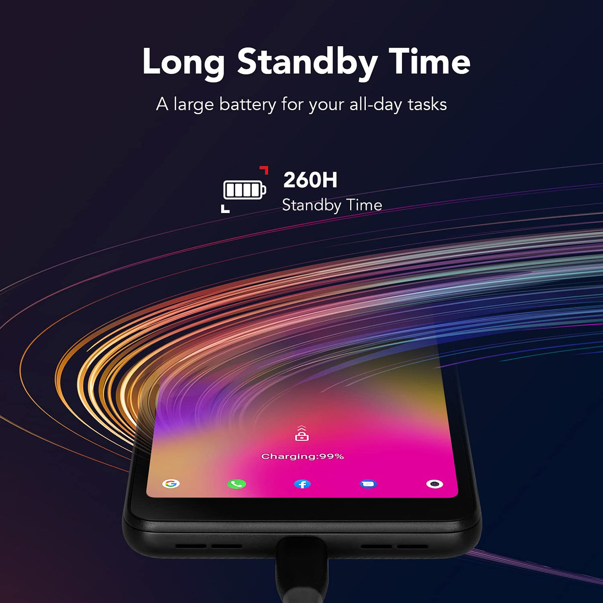 Unlocked Smartphone 5.5" HD+ Display 32GB 3000mAh Android 11 Black O977223