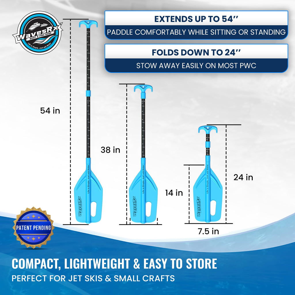 Telescoping Paddle with Docking Hook & Depth Gauge V313