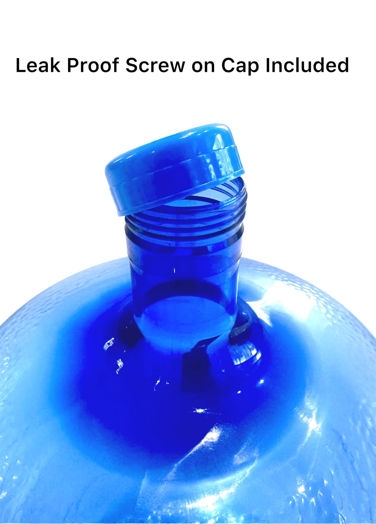 5 Gallon Water Jug with 2 Screw-On Caps T69841