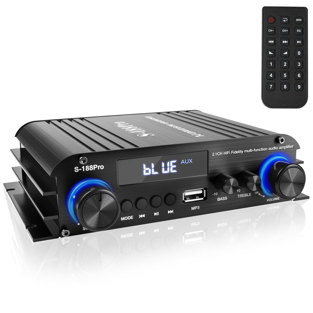 2.1 Channel Stereo Audio Amplifier Bluetooth 5.0 with Remote R26790